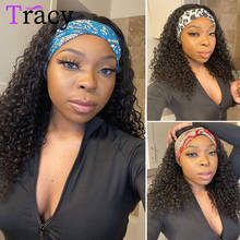 TRACY-Peluca de cabello humano ondulado malayo para mujeres negras, postizo de cabello rizado, hecho a máquina, con 180% de densidad, 32 pulgadas 2024 - compra barato