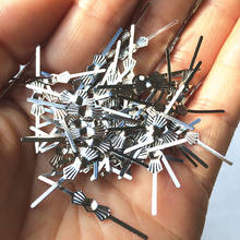 Top Quality 10000pcs 33mm Chrome Copper Butterfly Buckle/Tie Clips Crystal Octagon Beads Chandelier & Curtain Metal Connectors 2024 - buy cheap
