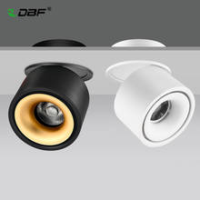 DBF-foco LED empotrable de techo, lámpara COB de ángulo ajustable para fondo de TV, tienda de ropa, interior, 5W, 7W, 10W, 12W, 15W 2024 - compra barato