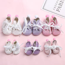 1 Pair Fashion Mini Cute Rabbit Shoes for 14/18 Inch Doll Children Kids Toy Girls Gifts Dolls Cartoon  Shoes Accessories 2024 - buy cheap
