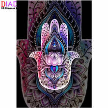 5D DIY Diamond Painting Mandala "Hand of Fatima" Full Square/Round Drill 3D Embroidery Cross Stitch Mosaic home decoration Gifts 2024 - buy cheap