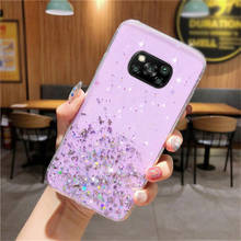 For xiaomi MI 10T Pro 10T Lite POCO X3 NFC Case Glitter Bling Sequin TPU Silicone Case for Redmi Note 9S Note 9 Pro max 9A 9c 2024 - buy cheap