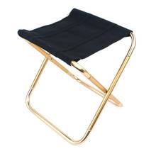 Ultra-light Aluminum Alloy Outdoor Portable Folding Stool Foldable Fishing for Camping Chair Picnic BBQ Beach Seat equipment 2024 - buy cheap