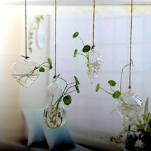 Домашний декор, прозрачная стеклянная подставка для цветов, растений, настенная ваза, шар, контейнер для террариума 2022 - купить недорого