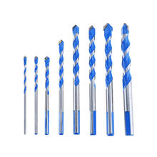 1PCS Blue 3mm to 12mm 8mm Multifunctional Glass Drill Bit Twist Spade Drill Triangle Bits For Ceramic Tile Concrete Glass Marble 2024 - buy cheap