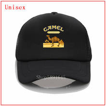Бейсбольная кепка с логотипом camel Для мужчин и женщин, крутая летняя сетчатая Кепка для водителя грузовика, модная регулируемая бейсболка 2024 - купить недорого