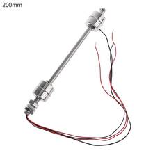 Interruptor flutuante de aço inoxidável, sensor de nível de água para tanque, bola dupla, sensores de fluxo para piscina, aquecimento