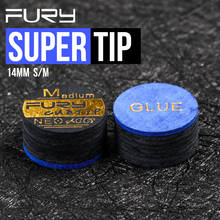 Original FURY Super Tip 14mm Tip 8 Layers Pigskin Pool Cue Tip S/M Hardness 1pcs Cue Tip Excellent Elasticity Billiard Accessory 2024 - buy cheap