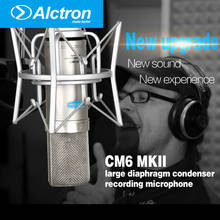 Alctron CM6 MKII Condenser Microphone Capacitor Microfone Cardioid Large Diaphragm Microfono Studio Computer Mic 2024 - buy cheap