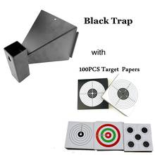 New Pellet Trap Bullet Trap Wall-Mounted for Airsoft Air Rifles Air Gun Indoor Outdoor Shooting Training with 100 Papers Targets 2024 - buy cheap