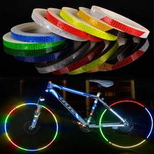 8M/PC Reflective Stickers Fluorescent MTB Bike Bicycle Wheel Sticker  Rim Decal Reflective Tape for Helmet Motorcycle Scooter 2024 - buy cheap