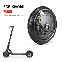 250 Вт моторный двигатель, колесо для скутера, мотор для Xiaomi M365, колесо для электрического скутера, противоскользящая шина, запасные части, аксессуары 2024 - купить недорого