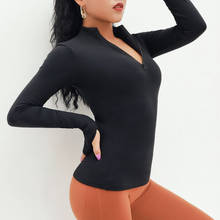 Long Sleeve Yoga Shirts Sport Top Fitness Yoga Top Gym Top Sports Wear For Women Push Up Running Full Sleeve Clothes 2024 - buy cheap