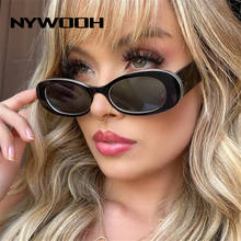 NYWOOH Small Oval Sunglasses for Women Men Vintage Gradient Sun Glasses Ladies Retro Brand Designer Round Eyewear UV400 2024 - buy cheap