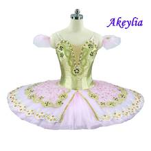 Rosa oro Ballet profesional tutú personalizado Cascanueces de adulto azúcar ciruela Hada clásico panqueque tutú actuación Ballet traje 2024 - compra barato