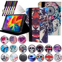KK&LL For Samsung Galaxy Tab 4 7.0 LTE SM-T235 /  SM-T230 SM-T231 -PU Leather Tablet Stand Folio Cover Case + Free stylus 2024 - buy cheap