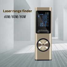 Цифровой лазерный дальномер, с электронным датчиком, с USB-зарядкой, 40 м, 60 м, 80 м 2024 - купить недорого