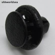 Shhworldsea 100pcs Free Shipping POM Black Bumper Clip Push-Type Retainer For Nissan 01553-09611, 01553-10501, 90467-08185 2024 - buy cheap