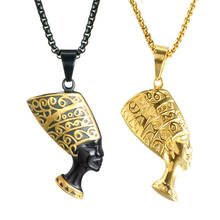 Ancient Egypt Porn Queen Pendant Necklaces for Woman Pharaoh Cleopatra Necklace Stainless Steel Jewelry 2024 - buy cheap