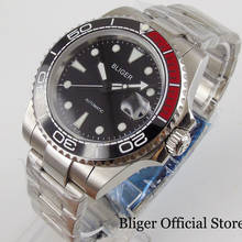 BLIGER Automatic Wristwatch Men Sapphire Glass MIYOTA Movement Mental Band Deployment Clasp 2024 - buy cheap