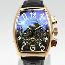 Tourbillon Watch Classic Men Automatic Mechanical Men Watch Fashion Skeleton Leather Wrist Watch Mens Top Brand Luxury Watches 2024 - buy cheap