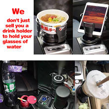 Universal 2 in 1 Car Truck Drink Water Cup Bottle Soda Can Holder 360 Degree Rotating Multifunctional Mount Stand 2024 - buy cheap