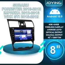 8 "android 2 din rádio estéreo autoradio multimídia player para subaru forester 2013 2016 ar condicionado tomada com borda prata 2024 - compre barato