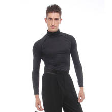 Latin Dance Clothes For Men Ballroom Practice Wear Salsa Dancewear Performance Costume Tap Dance Tops Samba Dance Outfit  JL2388 2024 - buy cheap