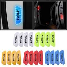 4Pcs/set Car Door Stickers Warning Mark Reflective Tape OPEN High Reflective Strips Night Driving Safety Lighting Luminous Tapes 2024 - buy cheap