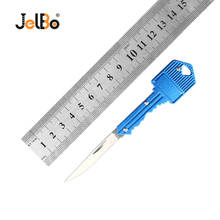 JelBo Mini Folding Blade Knife Key Pocket Hunting Knives Outdoor Survival Hand Tools Scalpel Blades Camping Knife Sets Woodwork 2024 - buy cheap