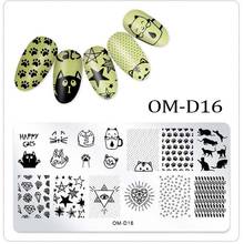 Happy Smile Face DIY Nail Art Image Stamp Stamping Plates Manicure Template stencil nail stamping plates stemple 2024 - buy cheap