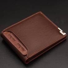 New Short Male Purse Card Holder Wallet Men Fashion Men Wallets Small Money Purses Wallets New Design Business Handbag 2021 2024 - buy cheap