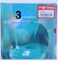 DHS Nittaku Hurricane3 (Attack / Loop) Pips-In Table Tennis (PingPong) Rubber With Sponge 2.1mm 2024 - buy cheap