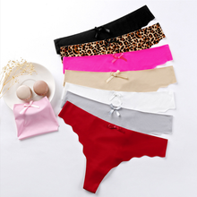 Panties for women sexy underwear women's briefs seamless thong women sexy solid color low waist bikini panties 2024 - buy cheap