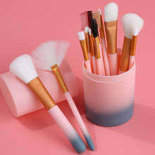 12PCS/SET Makeup Brushes Eyeshadow Highlighter Powder Brush BB Cream Cosmetic Brush Plastic Hand Makeup Brush Beauty Makeup Tool 2024 - buy cheap