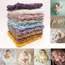 Newborn Photography Props Blanket Crochet Baby Photo Shoot Basket Accessories Photography Studio 2024 - buy cheap