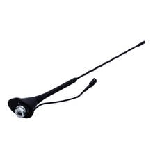 Antena aérea preta base de mastro para rádio am fm 41cm para vw audi skoda 2024 - compre barato