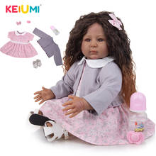 KEIUMI 22Inch Reborn Baby Girl Dolls that Look Real Excellent Quality Well Packaged For Kid Birthday Surprise 2024 - buy cheap