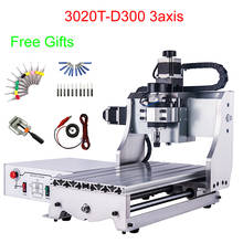Mini CNC milling machine 300*200mm working area 300W CNC Router Engraver 3020 3axis for PCB and woodworking 2024 - buy cheap