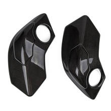 Carbon Fiber Tank Sliders Protectors Motorcycle Tank protector Covers For YAMAHA R1 2015 2016 2017 2018 2024 - buy cheap