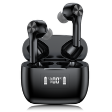 Беспроводные наушники Bluetooth V5.0 TWS беспроводные Bluetooth наушники светодиодный дисплей с микрофоном Спортивные Беспроводные наушники гарнитуры 2024 - купить недорого