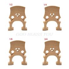 1 шт. изысканный Виолончель мост 4/4 3/4 1/2 1/4 1/8 высокое качество кленовое дерево Прямая поставка 2024 - купить недорого