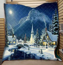 Рождественское стеганое одеяло с рисунком для дома, покрывало для дивана, одеяло для королевского короля, мягкое теплое одеяло для путешествий, отеля 2024 - купить недорого