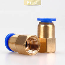 Hose 4MM 6MM 8MM 10MM 12MM pneumatic connector fittings 1/8 '' 1/4 '' 3/8 '' 1/2 '' female thrust thread for air tube connection 2024 - buy cheap