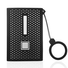 Funda protectora de silicona suave antideslizante, Protector de carcasa con cordón para disco duro móvil samsung T7 SSD 2024 - compra barato