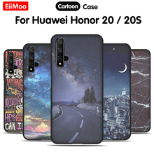 EiiMoo Мягкий ТПУ чехол для Huawei Honor 20 для Honor20 S 20 S чехол 6,26 дюймов милые Мультяшные чехлы для телефонов Huawei Nova 5T чехол 2024 - купить недорого