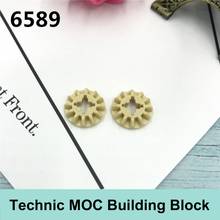 10PCS Technology Building Block Parts Compatible with Famous Brand Technology MOC Parts 6589 12 Tooth Gear 2024 - buy cheap