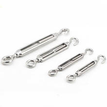 316 Stainless Steel M4 M5 M6 M8 M10 Hook Eye Wire Rope Tensioner Marine Turnbuckles Hardware 2024 - compre barato