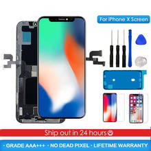 AAA++++ OLED For iPhone X XR XS Max LCD Screen Replacement For iPhone 11 12 Pro Max Display With 3D Touch Assembly True Tone 2024 - buy cheap