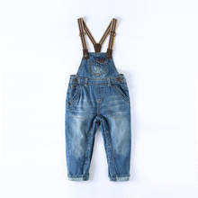 Calça jeans infantil, macia, para meninos e meninas, recém-nascidos, 9m a 3t 2024 - compre barato
